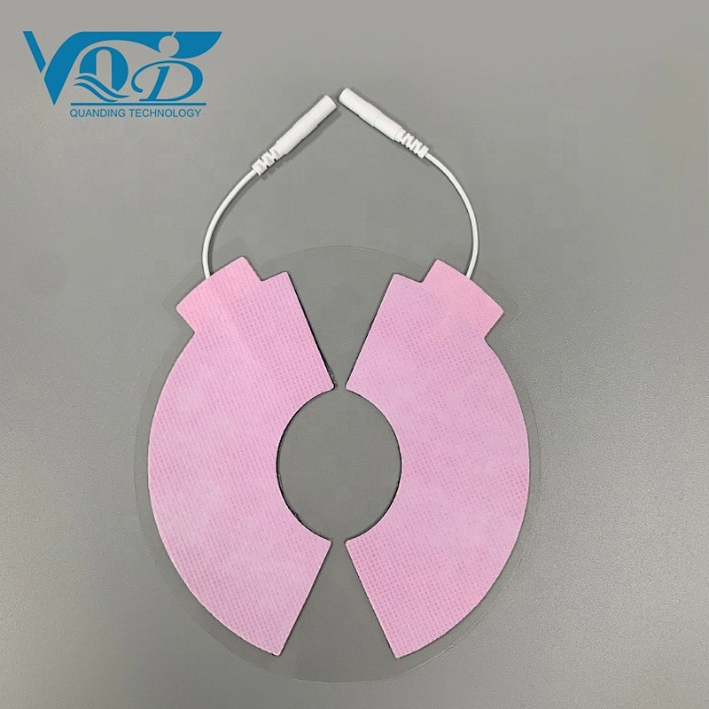 Pink Replacement Massager Electrode Pad Self-adhering Physical Therapy Electrodes Pads for Electrotherapy