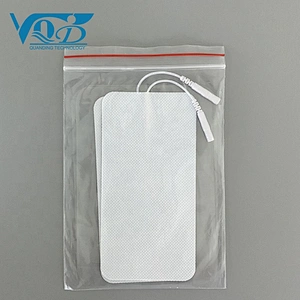 7*10cm Rectangle Pigtail Adhesive electrode Pad Tens Pas EMS Electrode Massage Pad