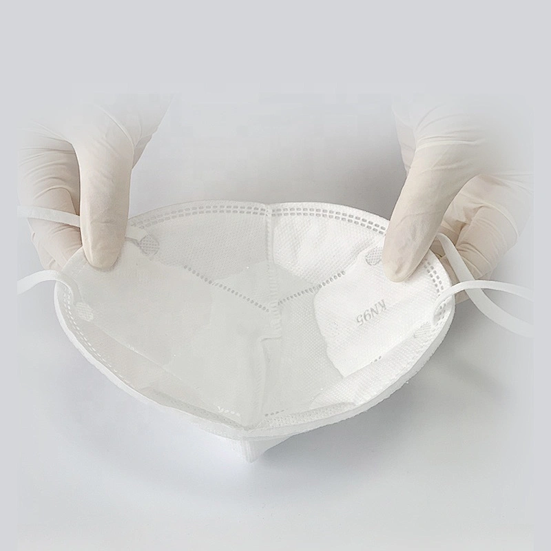 China Factory Directly Supply KN95 Elastic Earloop Disposable Face Mask for Adult