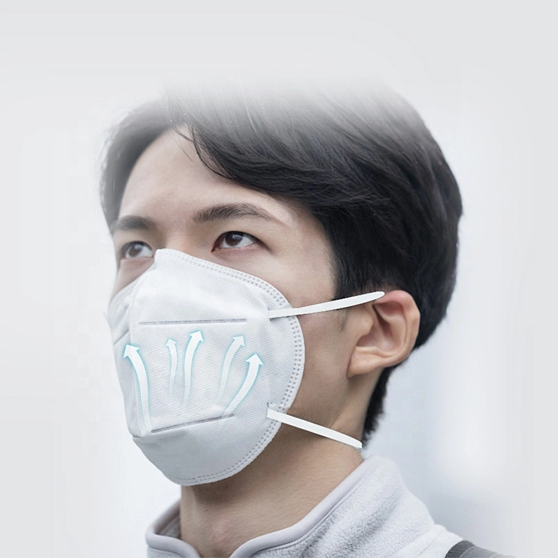 Wholesale 5 Layer Disposable Respirator Mask KN95 Face FFP2 Mask