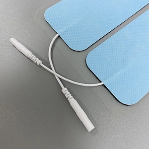 Blue Rectangle Adhesive Electrode Pad Replacement Tens Units Ems Massage Electrode Gel Pads