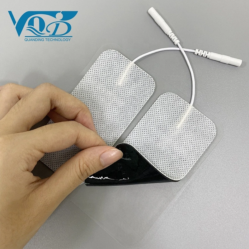 Factory Supply 40*80mm Tens Machine Pads Replacement Sticky Electrode Pads