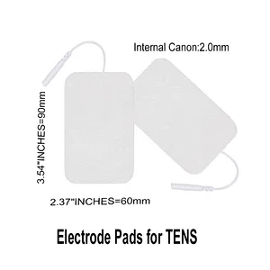 Rectangle Shape Large Tens Electrotherapy Tens Electrode Pads for Body Health