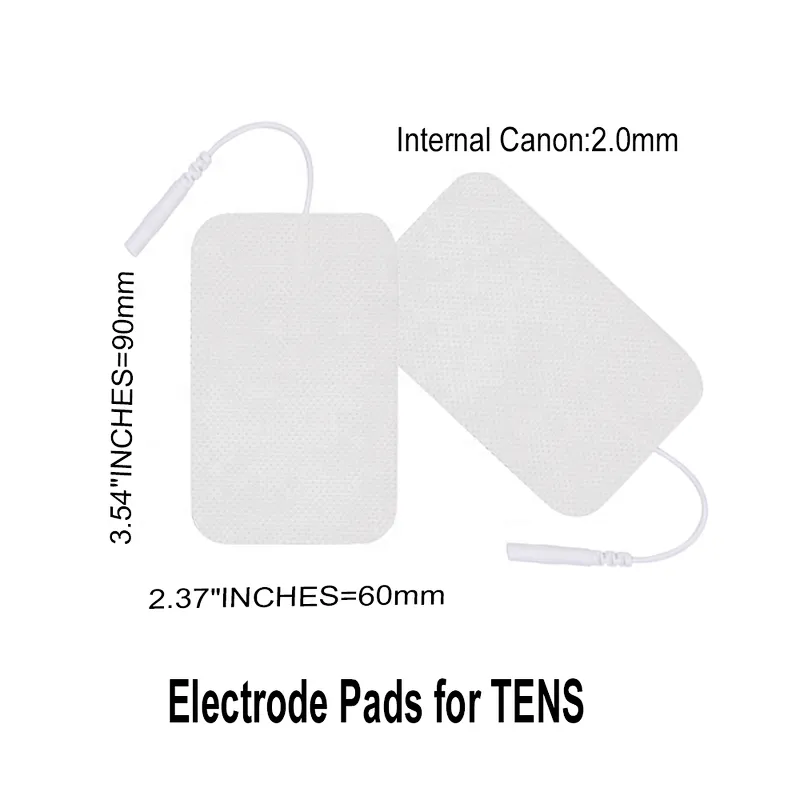 Rectangle Shape Large Tens Electrotherapy Tens Electrode Pads for Body Health
