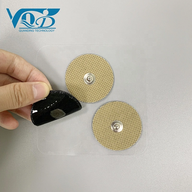 Factory Directly Supply Snap Electronic Pulse Unit Electrode Pads Self Adhesive Tens Massage Electrodes