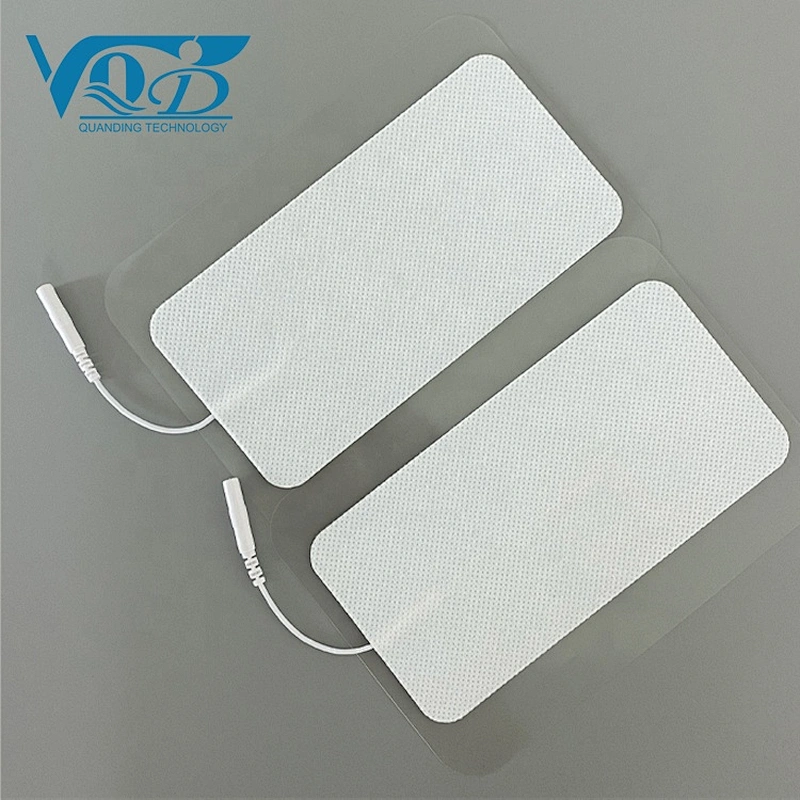 Rectangle Shape Large Tens Electrotherapy Tens Electrode Pads for Body Health
