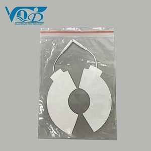 Arc-shape White Non-woven Tens Accessories Replacement Pads Massage Electrode Pads