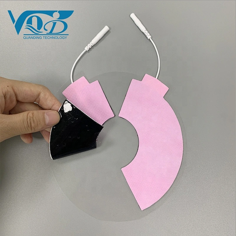 Pink Replacement Massager Electrode Pad Self-adhering Physical Therapy Electrodes Pads for Electrotherapy