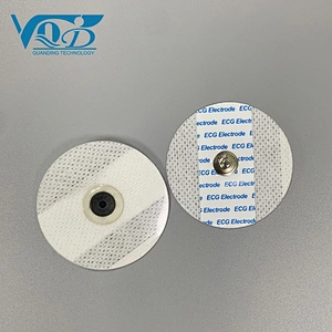 Non-Woven Fabric Ecg Chest Electrodes Safety Gel Ecg Electrode