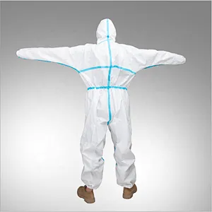 Protective Clothing Disposable Anti-permeable Protective Isolation Suit Cover Whole Body