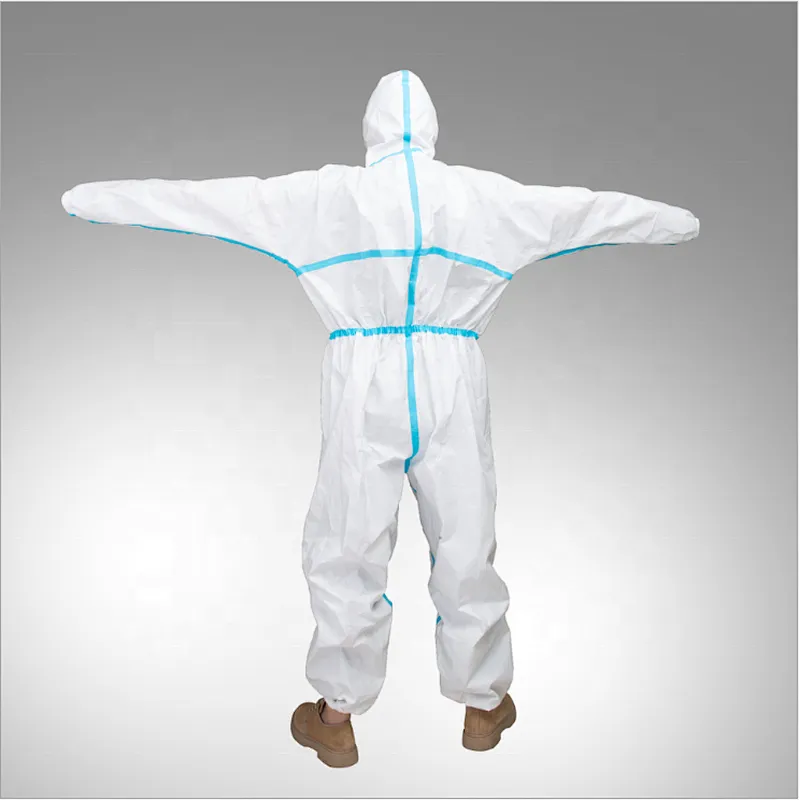 Protective Clothing Disposable Anti-permeable Protective Isolation Suit Cover Whole Body