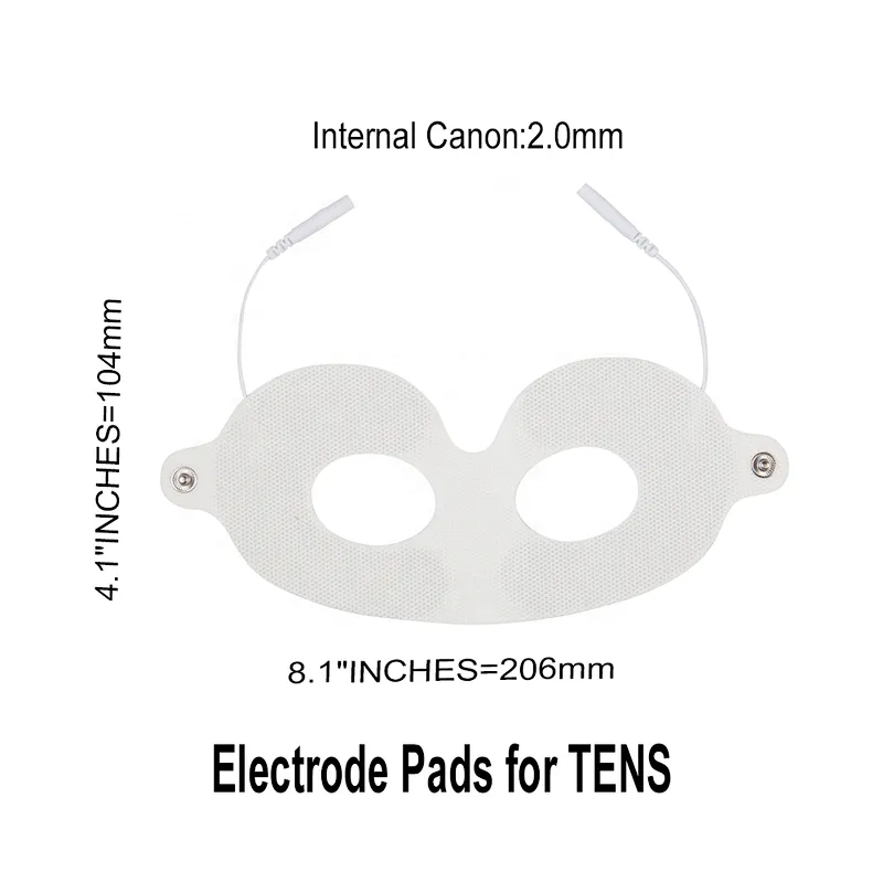 Reusable Electrode Eye Mask Pads Tens Unit Pads Massage Pads for Eye Care