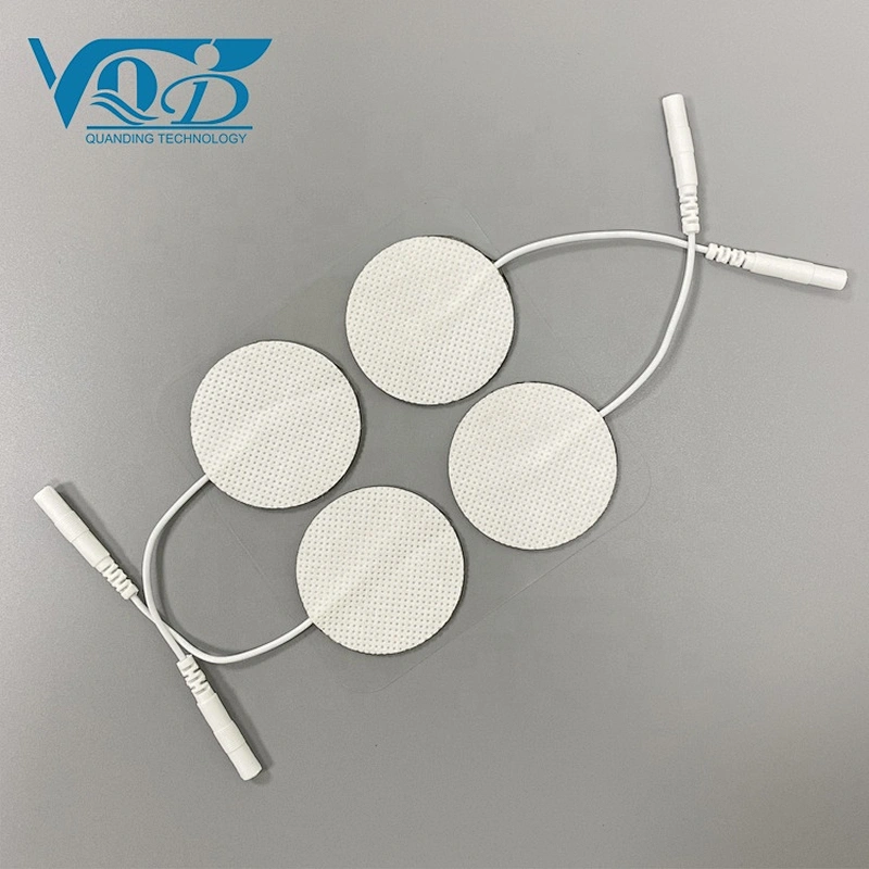 White Circle Physiotherapy Equipment TENS Electrode pads EMS Unit for Massage