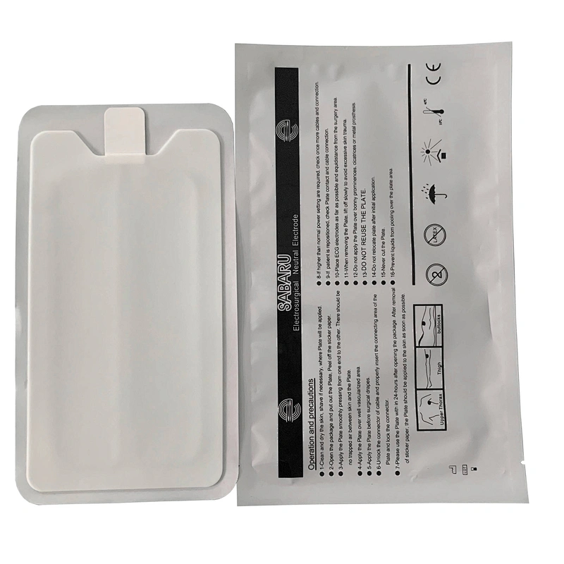 Disposable Monopolar Neutral Grounding Pad Electrode Pad for Adult