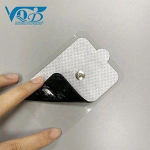 Non-woven Gray Snap TENS Pads EMS Self-adhesive Electrode Replacement Pads with Ear