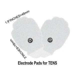 Palm-type Snap Physiotherapy Electrode Pads EMS Tens Massage Pads for TENS Unit