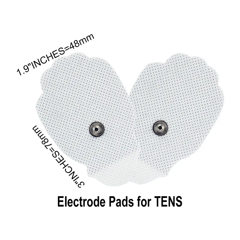 Palm-type Snap Physiotherapy Electrode Pads EMS Tens Massage Pads for TENS Unit