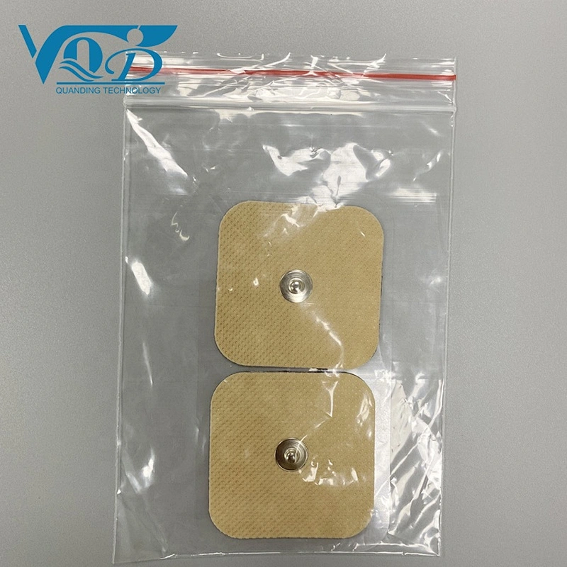 Square Snap Reusable Tens Electrode Pads Tens Replacement pads for Massage