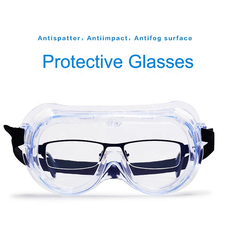 High Quality Anti-fog and Anti-splash Protective Eye Goggles Safety Glasses for Adult in Stock