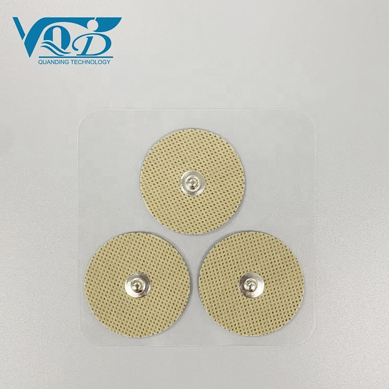 Factory Directly Supply Snap Electronic Pulse Unit Electrode Pads Self Adhesive Tens Massage Electrodes
