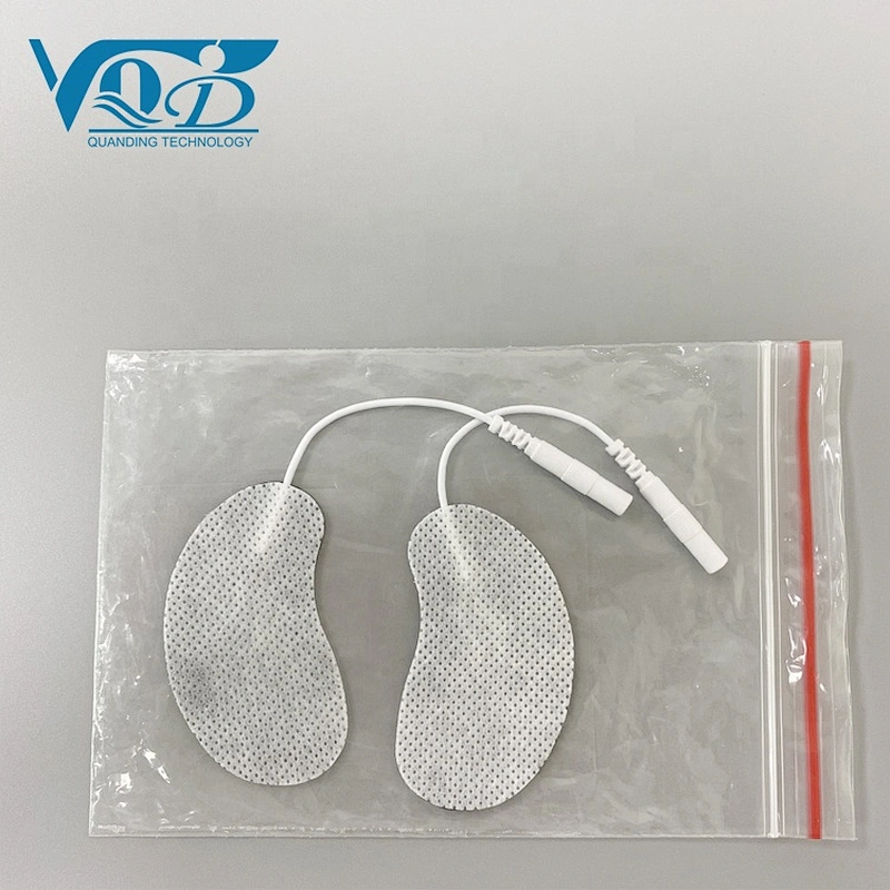 Professional Non-woven Tens Unit Pads Self-adhesive Massage Electrode Pads with Pin