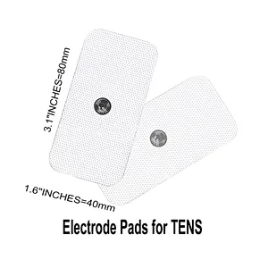 Factory Supply 40*80mm Tens Machine Pads Replacement Sticky Electrode Pads