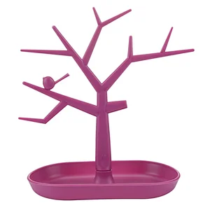 Necklace Earring Bracelet Tree Shaped Jewelry Display Tower Holder