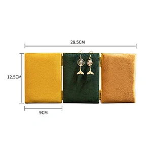 Colorful jewelry rack creative ornaments jewelry shop shooting props flannel jewelry earrings storage display board holder