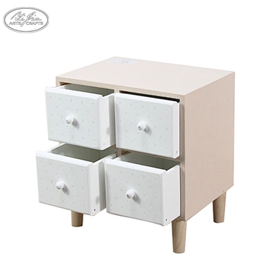 Colorful wooden drawer style custom jewelry storage box set