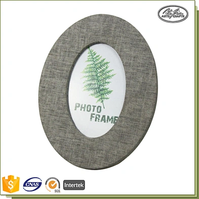 Cheap customized lovely oval shape photo picture frame/picture photo frame