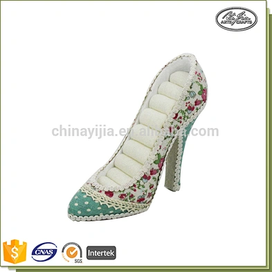 Customized High Heel Shoe Crafts Jewelry Ring Holder