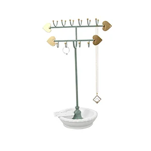 Home decor owl jewelry ring bracelet necklace display holder