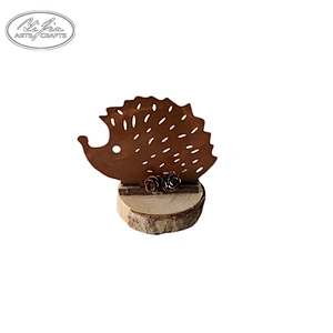 OEM design christmas decoration the snowflake pieces into wooden mini christmas tree