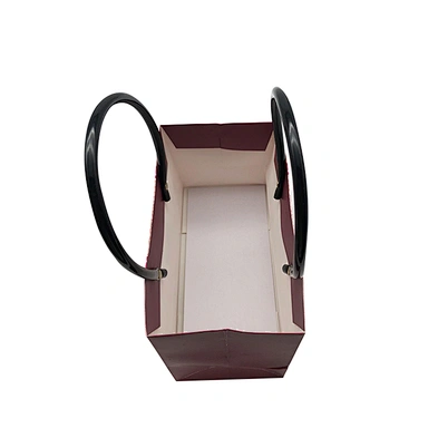 Customized Fancy Wedding Gift Packaging T Bag High End Durable Eco Small Jewelry Paper Gift Bags With PVC Handle