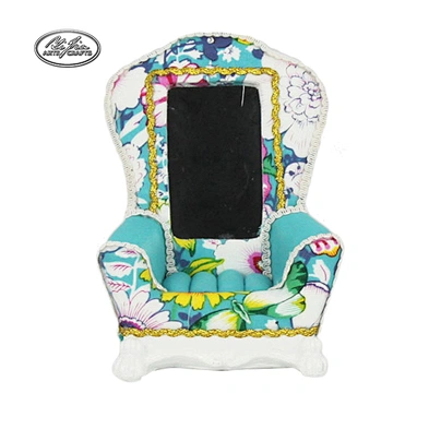 Customized sofa shape cute jewelry  ring stand display with mini mirror