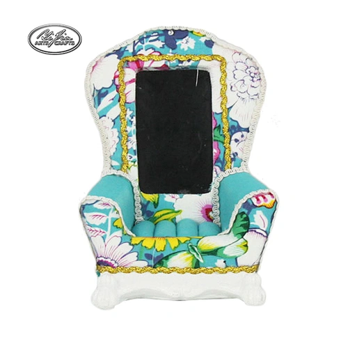 Customized sofa shape cute jewelry  ring stand display with mini mirror