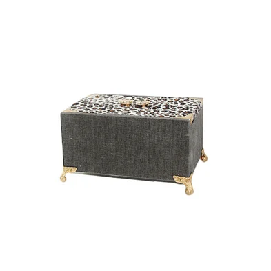 Wholesale customized square vintage leather jewelry box