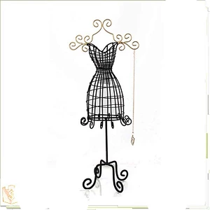 Wholesale Customized Metal Handmade Wire Mini Mannequin Jewelry Holder