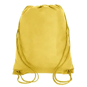 Promotional Customized Colorful Printed Non-Woven Drawstring Bag for Giveaway Favors or Daily Use