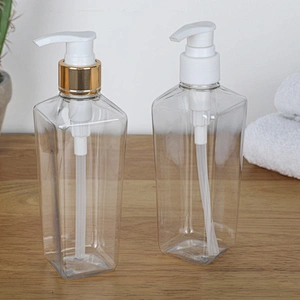 150 200 250ml Square Lotion Bottle Cosmetic Container Plastic Pump Dispenser Bottles