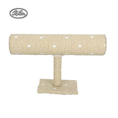 T Shaped Bracelet Display Stand Fabric Bracelet Holder