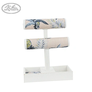 Customized Necklace Bracelet Bangle 2 Tier T-Bar Jewelry Display Stand