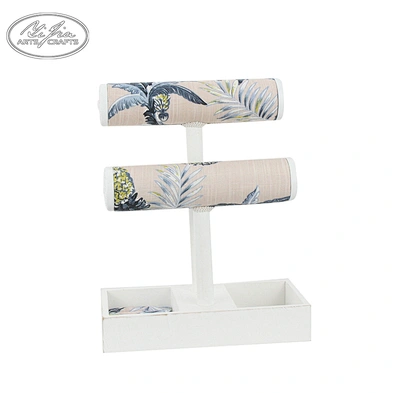 Customized Necklace Bracelet Bangle 2 Tier T-Bar Jewelry Display Stand