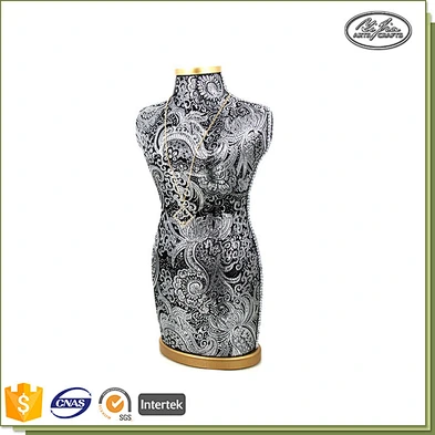 Handmade jewelry stand half body mannequin,jewelry display mannequin /bust