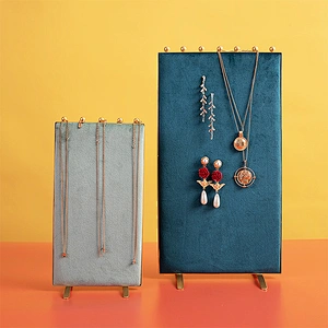 Necklace display board jewelry shop counter display decoration shooting props flannel bracelet earring jewelry board