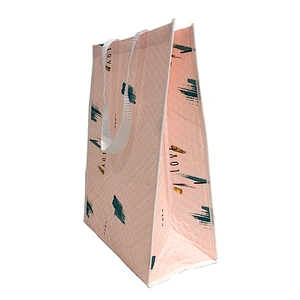 Promotional Custom LOGO Foldable Shopping Non Woven Laminated Tote Bag