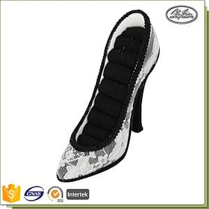 Colorful High Heel Shoe Shaped Jewelry Ring Holder