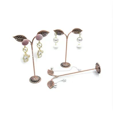 Wholesale modern metal jewelry earrings holder display stand