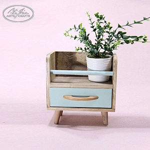 Customized Multi Phone Watch Sundries Double Layers Wood Table Organizer