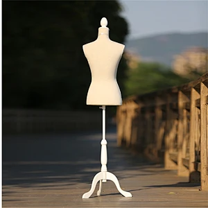 Customized window display mannequin 38*38*165cm foam female half body mannequin